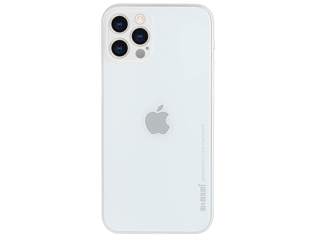 Чехол memumi Slim case для Apple iPhone 12 pro (белый, пластиковый)