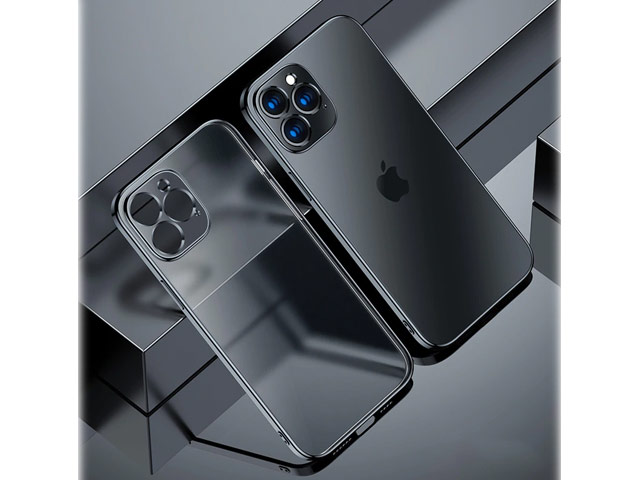 Чехол Totu Soft Plating Series для Apple iPhone 12 pro (черный, гелевый)