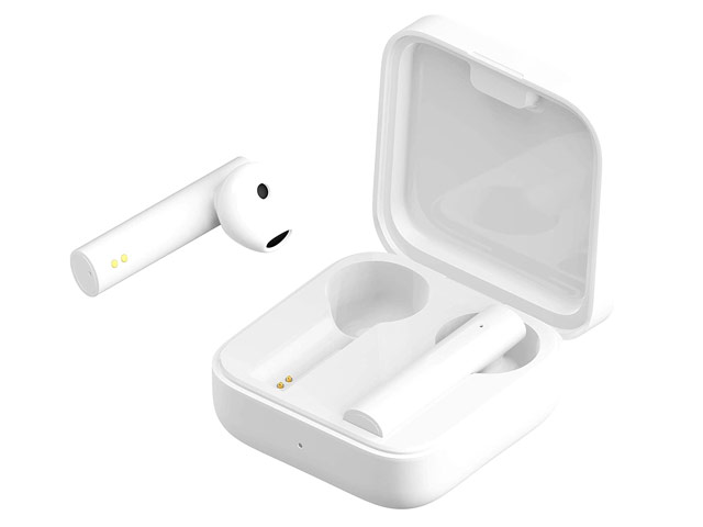 Беспроводные наушники Xiaomi Mi True Wireless Earphones 2 Basic (белые, пульт/микрофон)