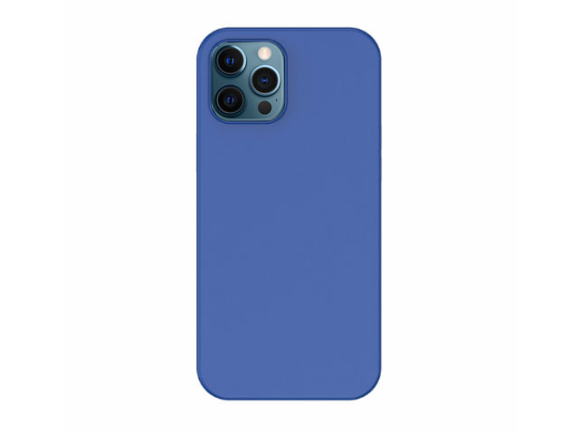 Чехол Totu Original Series для Apple iPhone 12/12 pro (темно-синий, силиконовый)