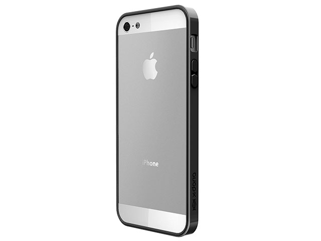 Чехол X-doria Bump Solid Case для Apple iPhone 5/5S (черный, пластиковый)