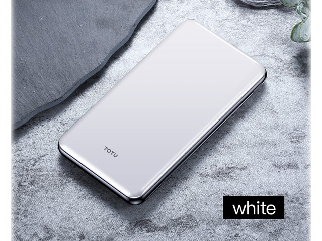 Внешняя батарея Totu Hard-Edged Series Power Bank CPBN-032 универсальная (10000 mAh, белая)