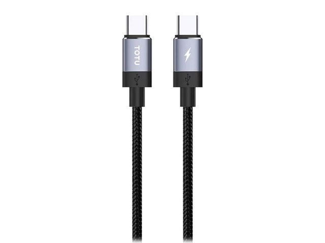 USB-кабель Totu Speedy Series BT-004 (USB-C, 60W, Fast Charge, черный, 1 м)