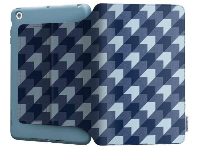 Чехол X-doria SmartStyle case для Apple iPad Air (Blue Arrow Check, матерчатый)