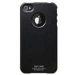 Чехол SGP Case Ultra Thin Matte для Apple iPhone 4 (черный)