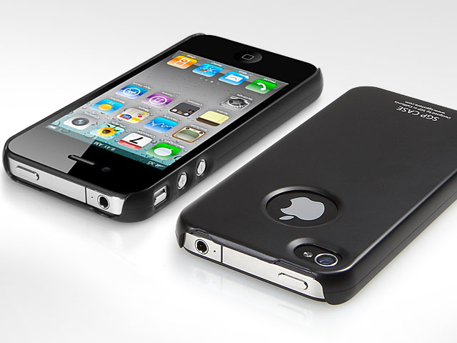 Чехол SGP Case Ultra Thin Matte для Apple iPhone 4 (черный)