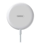 Беспроводное зарядное устройство Remax Magka Series Wireless Charger RP-W27 (белое, магнитное, Fast Charge 15W, стандарт QI)