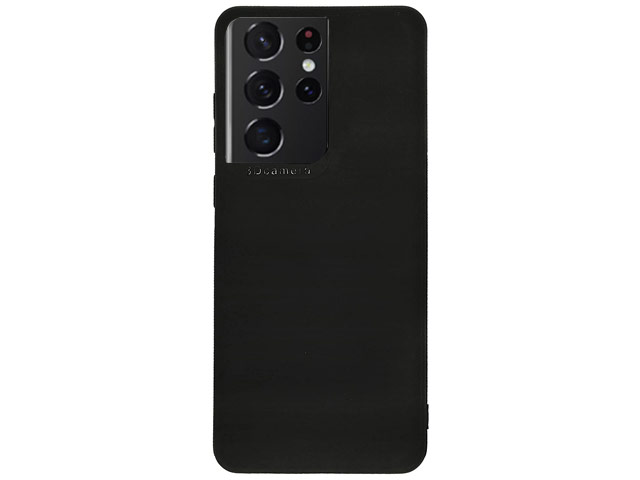 Чехол Yotrix SoftCase для Samsung Galaxy S21 ultra (черный, гелевый)
