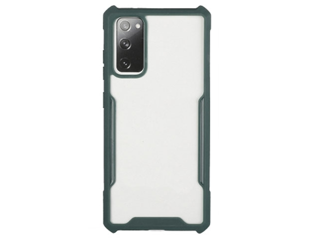 Чехол Yotrix Shield для Samsung Galaxy S20 FE (темно-зеленый, гелевый)