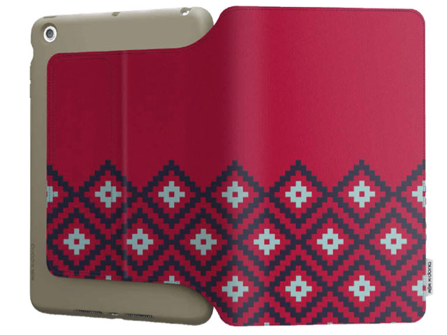 Чехол X-doria SmartStyle case для Apple iPad Air (Tribal Red, матерчатый)