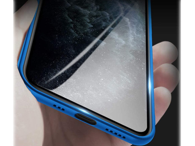 Чехол X-Level Guardian Case для Apple iPhone 12/12 pro (синий, гелевый)