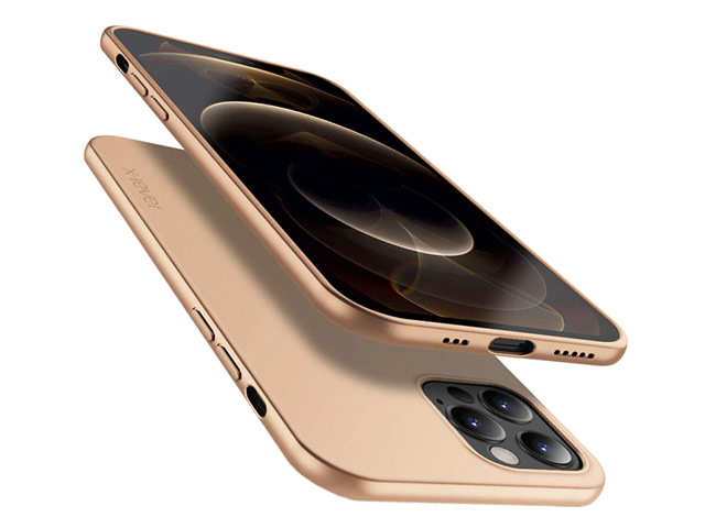 Чехол X-Level Guardian Case для Apple iPhone 12/12 pro (золотистый, гелевый)