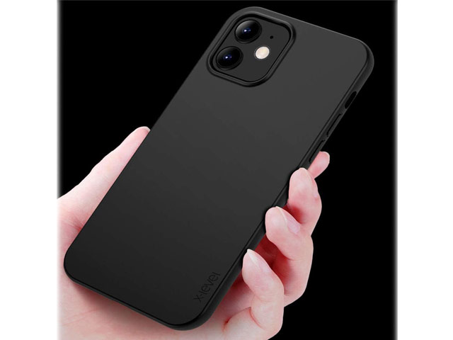 Чехол X-Level Guardian Case для Apple iPhone 12/12 pro (черный, гелевый)