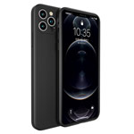Чехол Yotrix LiquidSilicone Pro для Apple iPhone 12 pro (черный, гелевый)