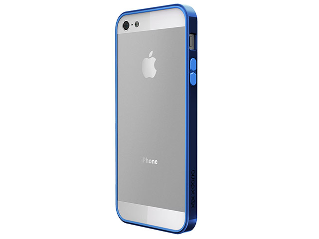 Чехол X-doria Bump Solid Case для Apple iPhone 5/5S (синий, пластиковый)