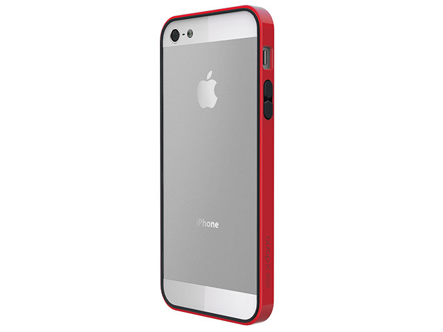 Чехол X-doria Bump Solid Case для Apple iPhone 5/5S (красный, пластиковый)