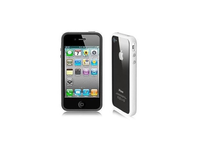 Чехол SGP Neo Hybrid EX для Apple iPhone 4 (белый)