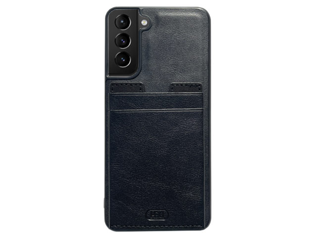 Чехол HDD Luxury Card Slot Case для Samsung Galaxy S21 plus (черный, кожаный)