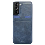 Чехол HDD Luxury Card Slot Case для Samsung Galaxy S21 (темно-синий, кожаный)