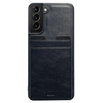 Чехол HDD Luxury Card Slot Case для Samsung Galaxy S21 (черный, кожаный)