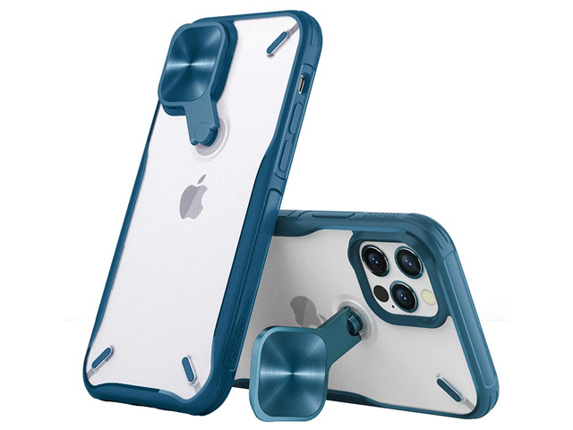 Чехол Nillkin Cyclops case для Apple iPhone 12 pro max (синий, композитный)