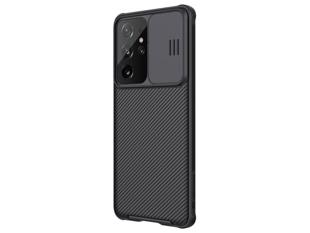 Чехол Nillkin CamShield Pro для Samsung Galaxy S21 ultra (черный, композитный)