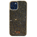 Чехол Swarovski Crystal Case для Apple iPhone 12 pro max (золотистый, гелевый)