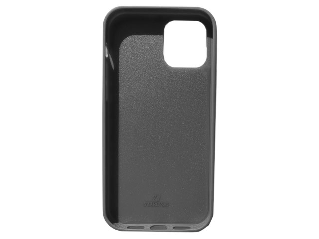 Чехол Swarovski Crystal Case для Apple iPhone 12 pro max (черный, гелевый)