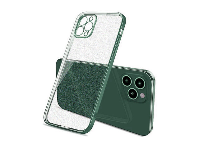 Чехол Coblue Soft Plating Case для Apple iPhone 12 pro (зеленый, гелевый)