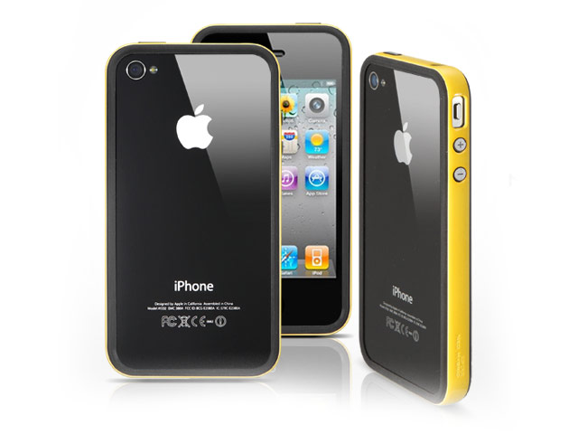 Чехол SGP Neo Hybrid EX для Apple iPhone 4 (желтый)