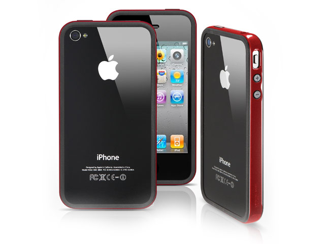 Чехол SGP Neo Hybrid EX для Apple iPhone 4 (красный)