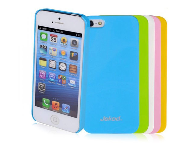 Чехол Jekod Hard case для Apple iPhone 5/5S (белый, пластиковый)
