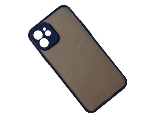 Чехол Yotrix SceneCase для Apple iPhone 12 (темно-синий, гелевый/пластиковый)