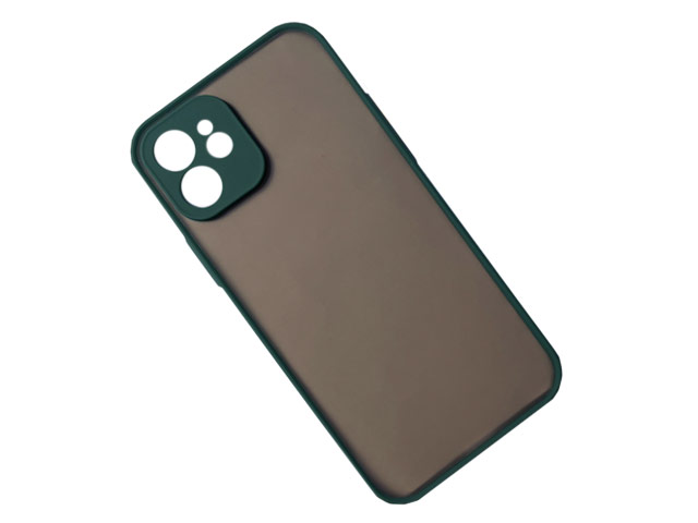 Чехол Yotrix SceneCase для Apple iPhone 12 (темно-зеленый, гелевый/пластиковый)