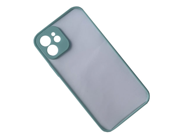 Чехол Yotrix SceneCase для Apple iPhone 12 (голубой, гелевый/пластиковый)