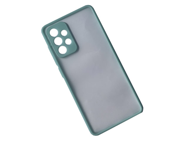 Чехол Yotrix SceneCase для Samsung Galaxy A72 (голубой, гелевый/пластиковый)