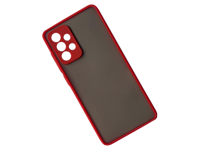 Чехол Yotrix SceneCase для Samsung Galaxy A52 (красный, гелевый/пластиковый)