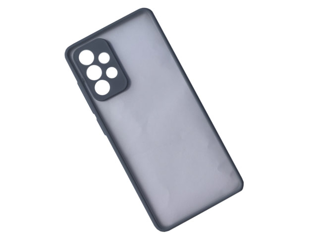 Чехол Yotrix SceneCase для Samsung Galaxy A52 (серо-голубой, гелевый/пластиковый)
