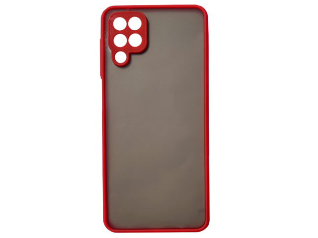 Чехол Yotrix SceneCase для Samsung Galaxy A12 (красный, гелевый/пластиковый)