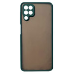 Чехол Yotrix SceneCase для Samsung Galaxy A12 (темно-зеленый, гелевый/пластиковый)