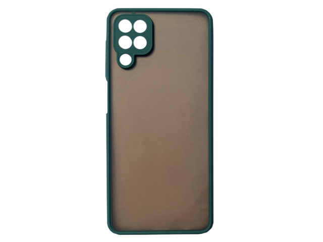 Чехол Yotrix SceneCase для Samsung Galaxy A12 (темно-зеленый, гелевый/пластиковый)