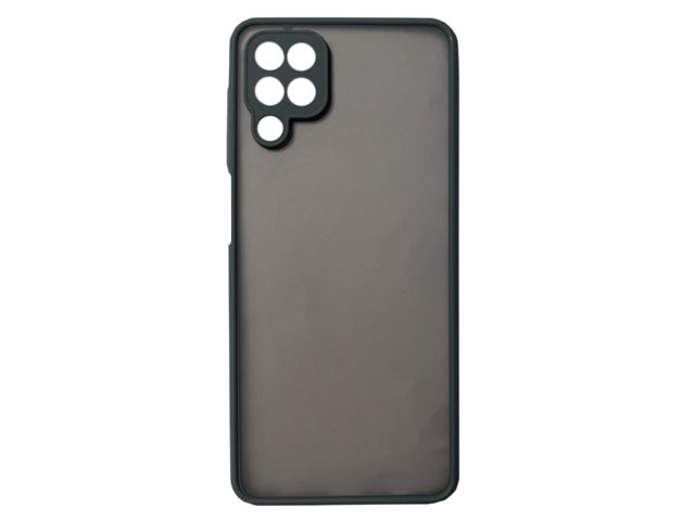 Чехол Yotrix SceneCase для Samsung Galaxy A12 (черный, гелевый/пластиковый)