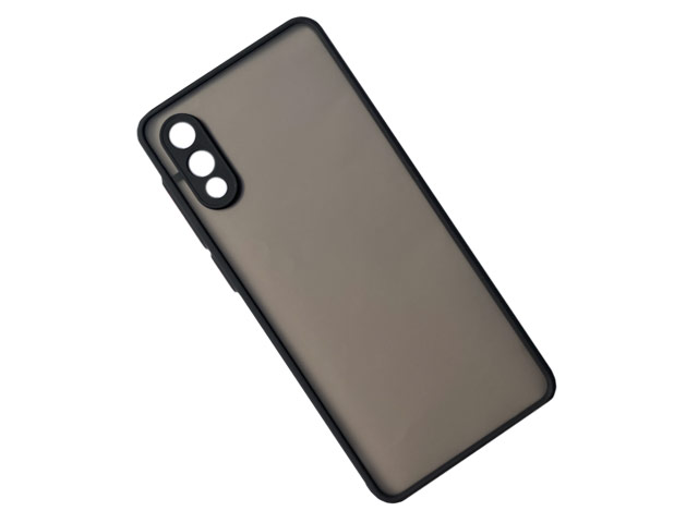 Чехол Yotrix SceneCase для Samsung Galaxy A02 (черный, гелевый/пластиковый)