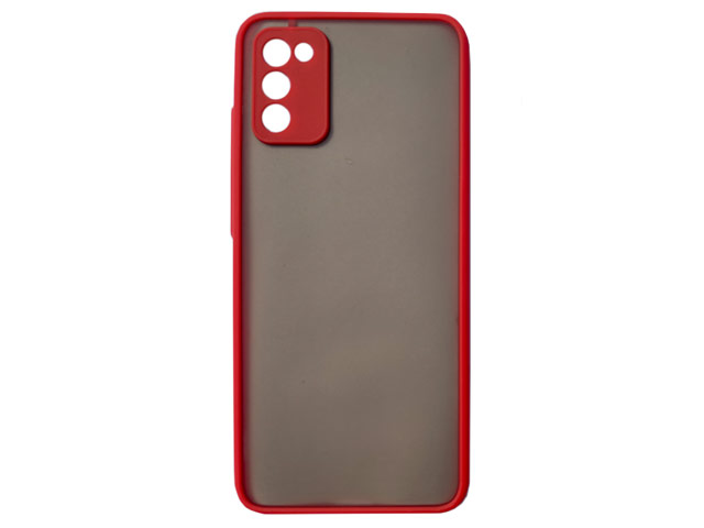 Чехол Yotrix SceneCase для Samsung Galaxy A02s (красный, гелевый/пластиковый)