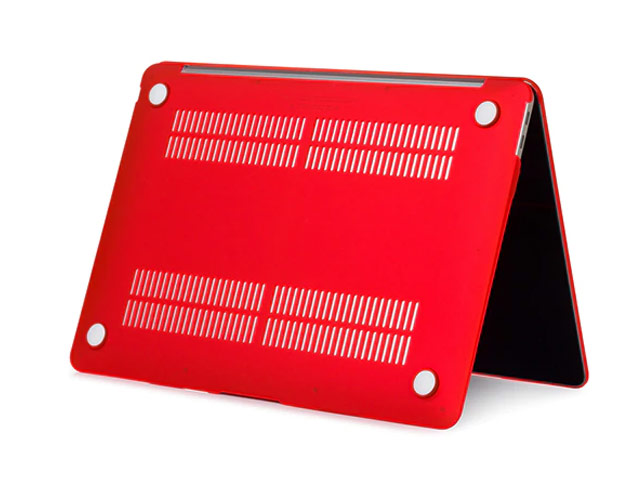 Чехол Yotrix HardCover для Apple MacBook Air 13 2020 (красный, матовый, пластиковый)