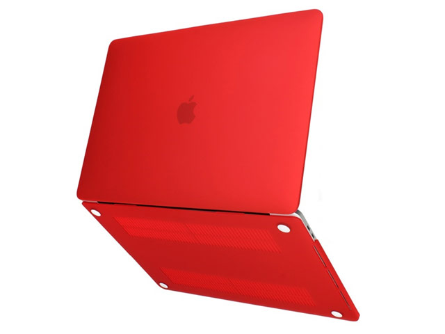 Чехол Yotrix HardCover для Apple MacBook Pro 13.3 2020 (красный, матовый, пластиковый)