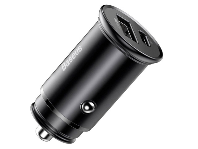 Зарядное устройство Baseus PPS Quick Car Charger универсальное (автомобильное, 30W, USB, USB-C, VOOC, черное)