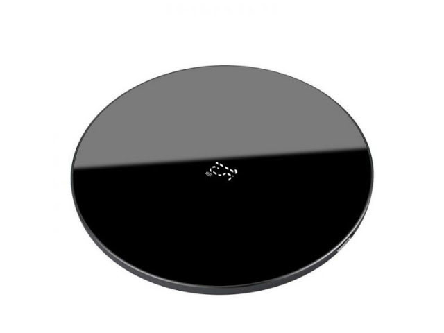 Беспроводное зарядное устройство Baseus Simple Wireless Charger (черное, Fast Charge 15W, стандарт QI)