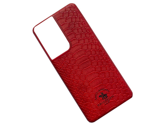 Чехол Santa Barbara Knight для Samsung Galaxy S21 ultra (красный, кожаный)