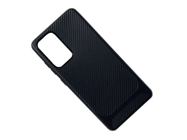 Чехол Yotrix CarbonCase для Samsung Galaxy A52 (черный, гелевый)
